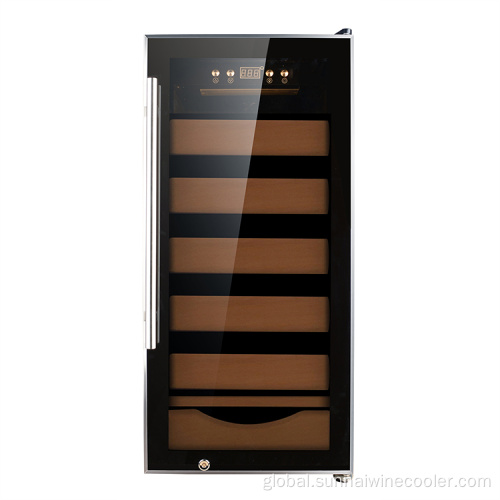 Cigar Humidor Cabinet 90L electrical compressor cooling cigar humidor cabinet Manufactory
